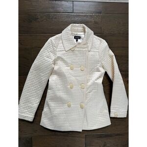 Bebe Women's Quilted Double-Breasted Jacket Size Small